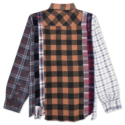 7 Cuts Flannel Shirt Assorted