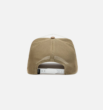 Get Over Here Trucker Mens Hat Beige