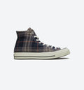 Chuck 70 Plaid High Mens Shoe Navy Red