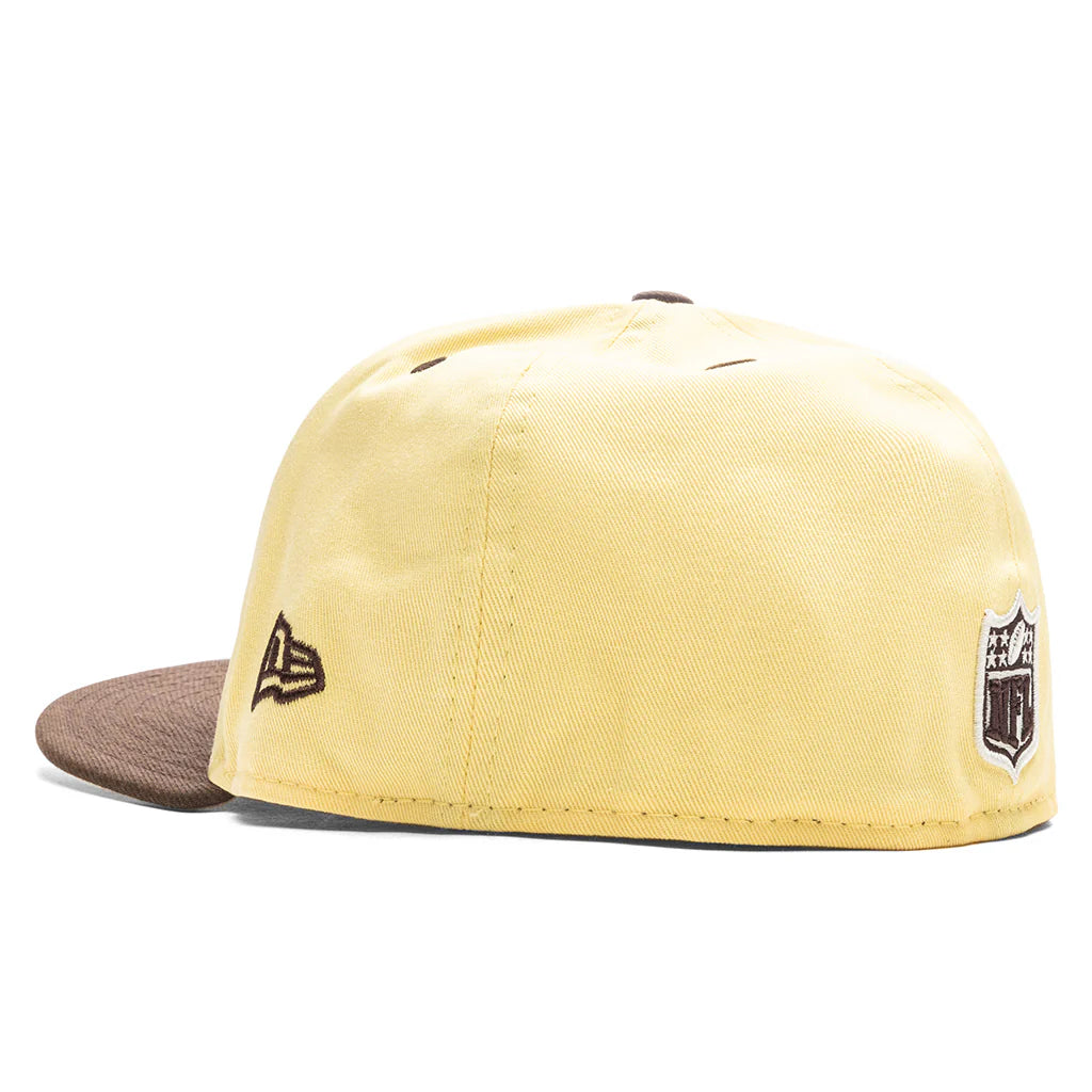 Feature x New Era 59FIFTY Fitted Las Vegas Raiders Soft Yellow Walnut
