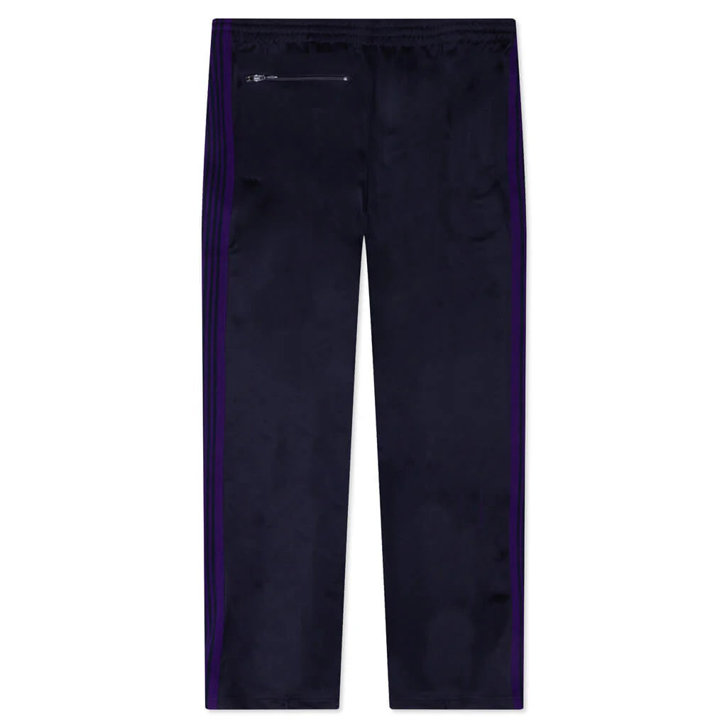 Narrow Track Pant Poly Smooth Navy