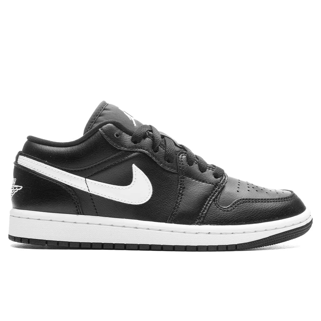 Womens Air Jordan 1 Low Black White Black