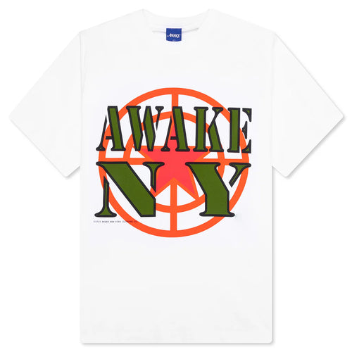 Crosshair S S Tee White