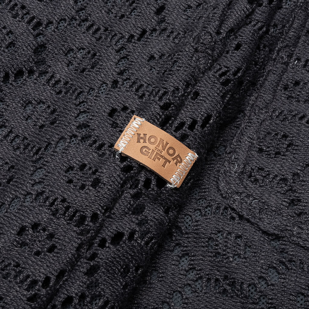 Crochet Short Black