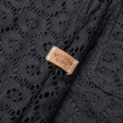 Crochet Short Black