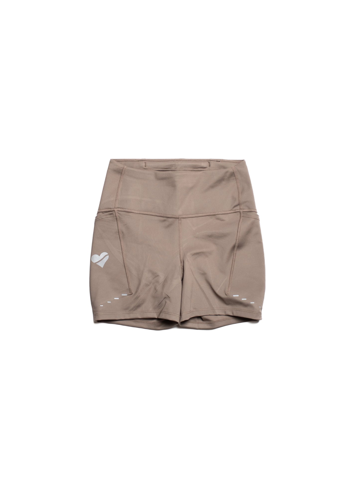 Nike Womens High Waisted 4 Tight Running Shorts with Pockets