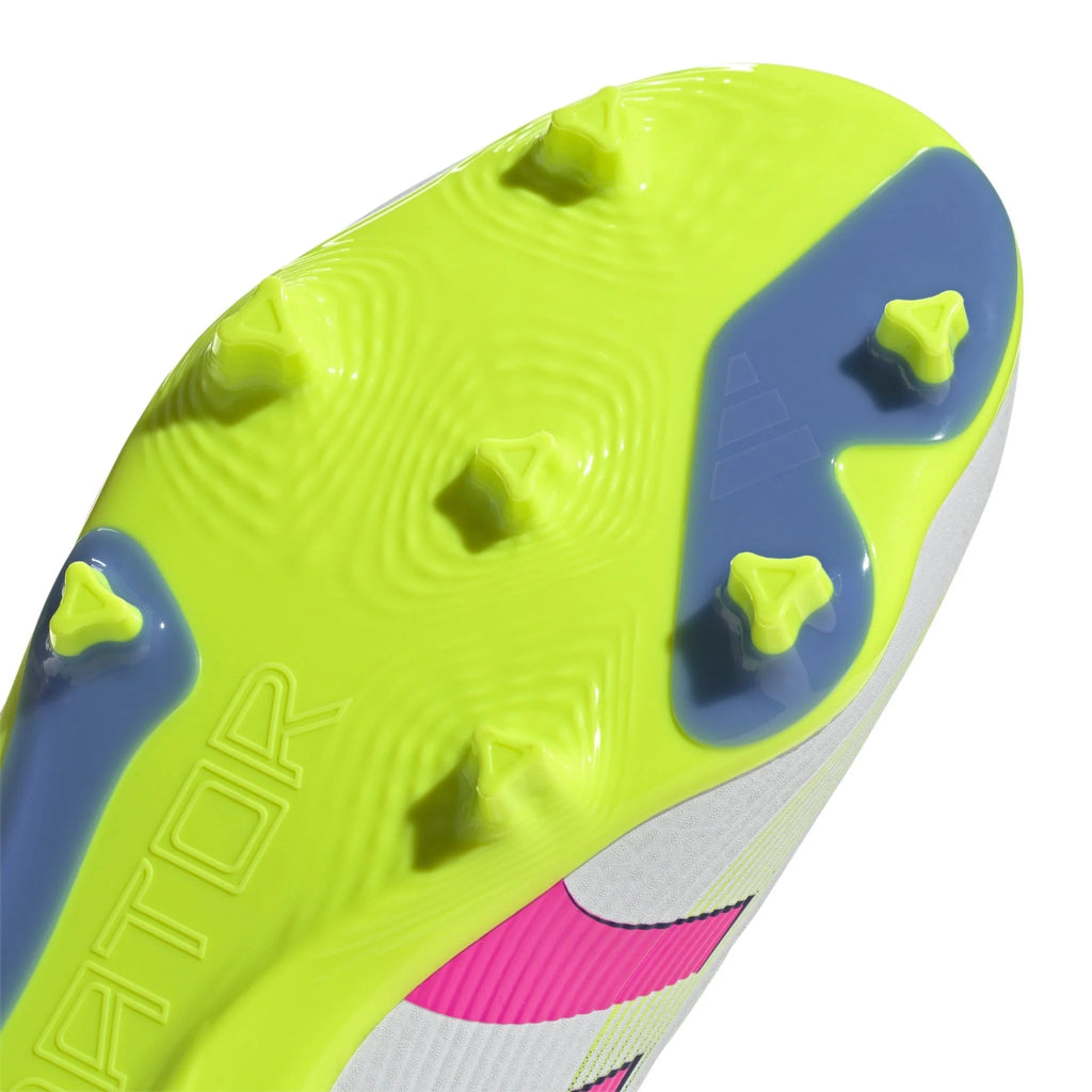 adidas Predator League Laceless Firm Multi Ground Boots Junior White Pink