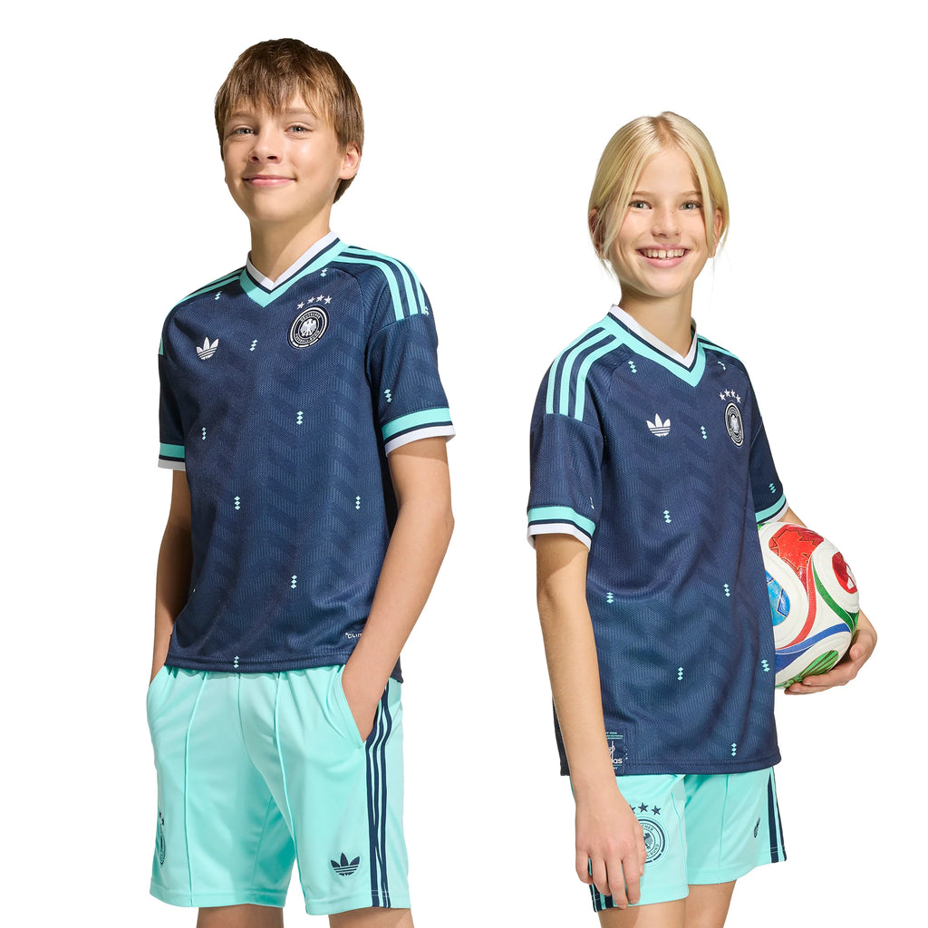 adidas Germany Away Youth Soccer Jersey 2026 Navy