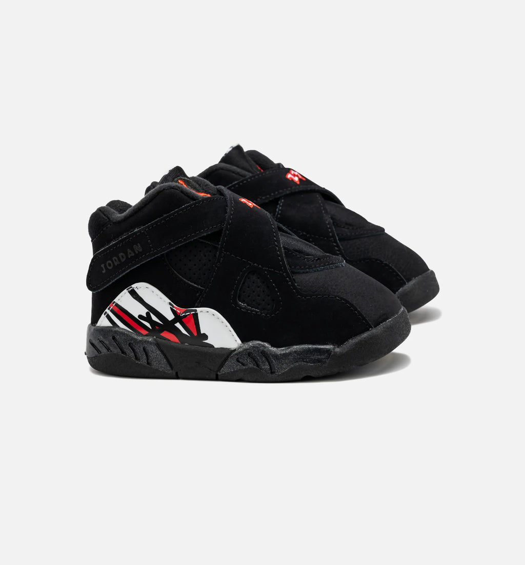 Air Jordan 8 Retro Playoffs Infant Toddler Lifestyle Shoe Black