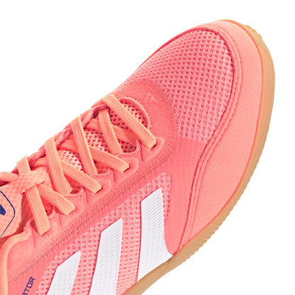 adidas Predator League IN Indoor Youth Soccer Shoes Orange White