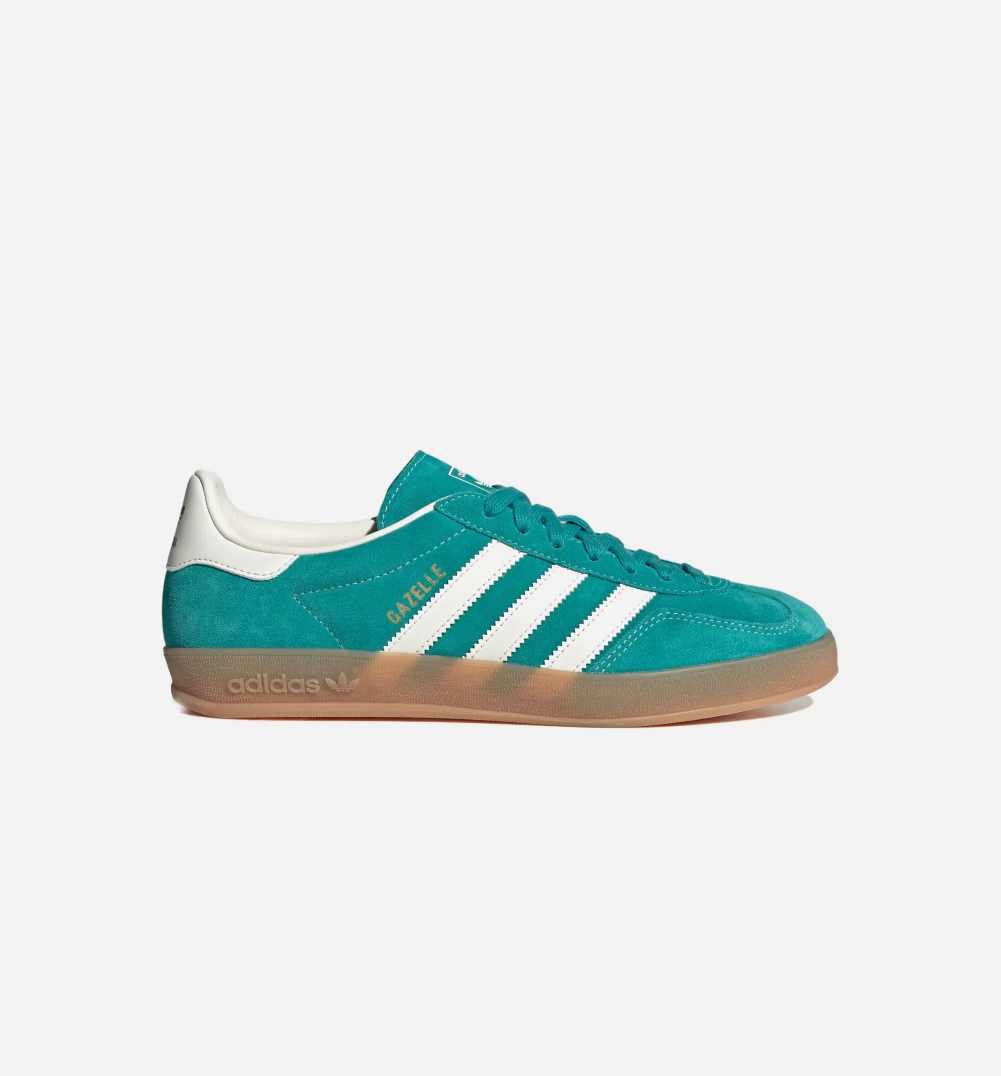 Gazelle Indoor Mens Lifestyle Shoe Pure Teal Off White Gold