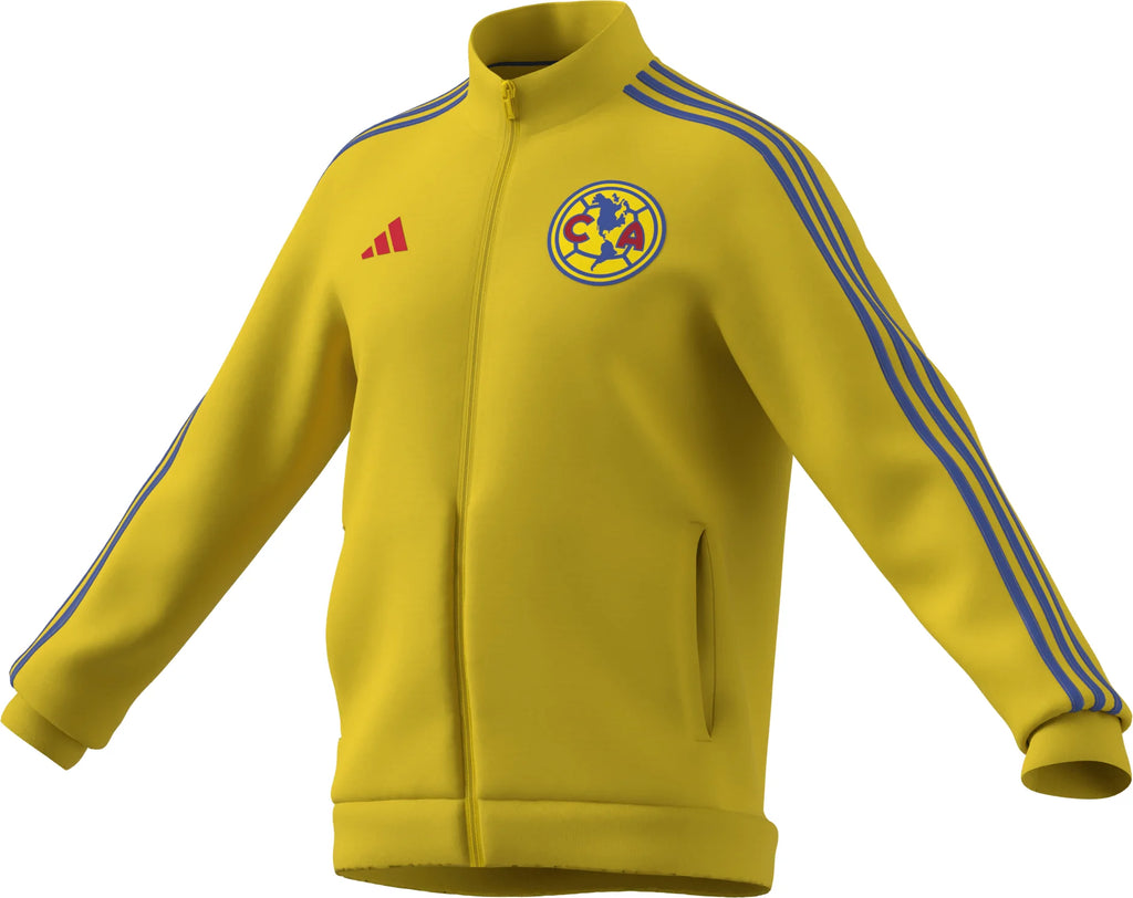 adidas Club America DNA Track Top Mens Soccer Jacket Yellow