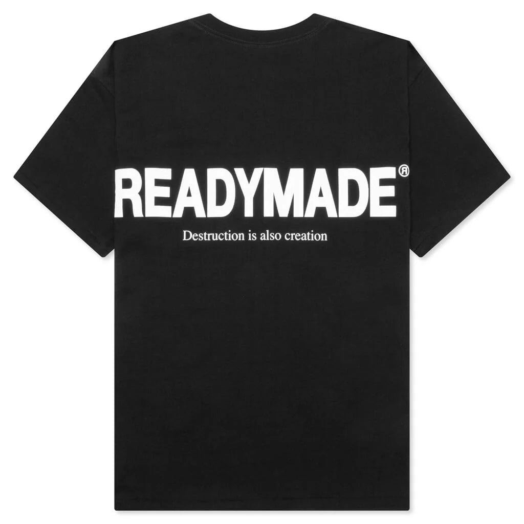Smile S S T Shirt Black