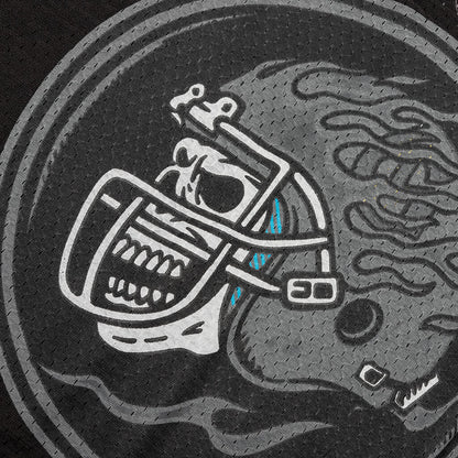 First Down Jersey Black Grey