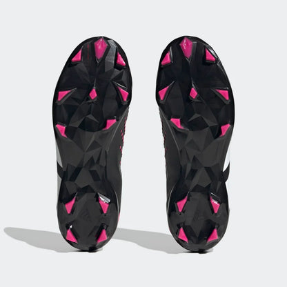 adidas Kids Predator Accuracy3 J FG Firm Ground Soccer Cleats Black Pink