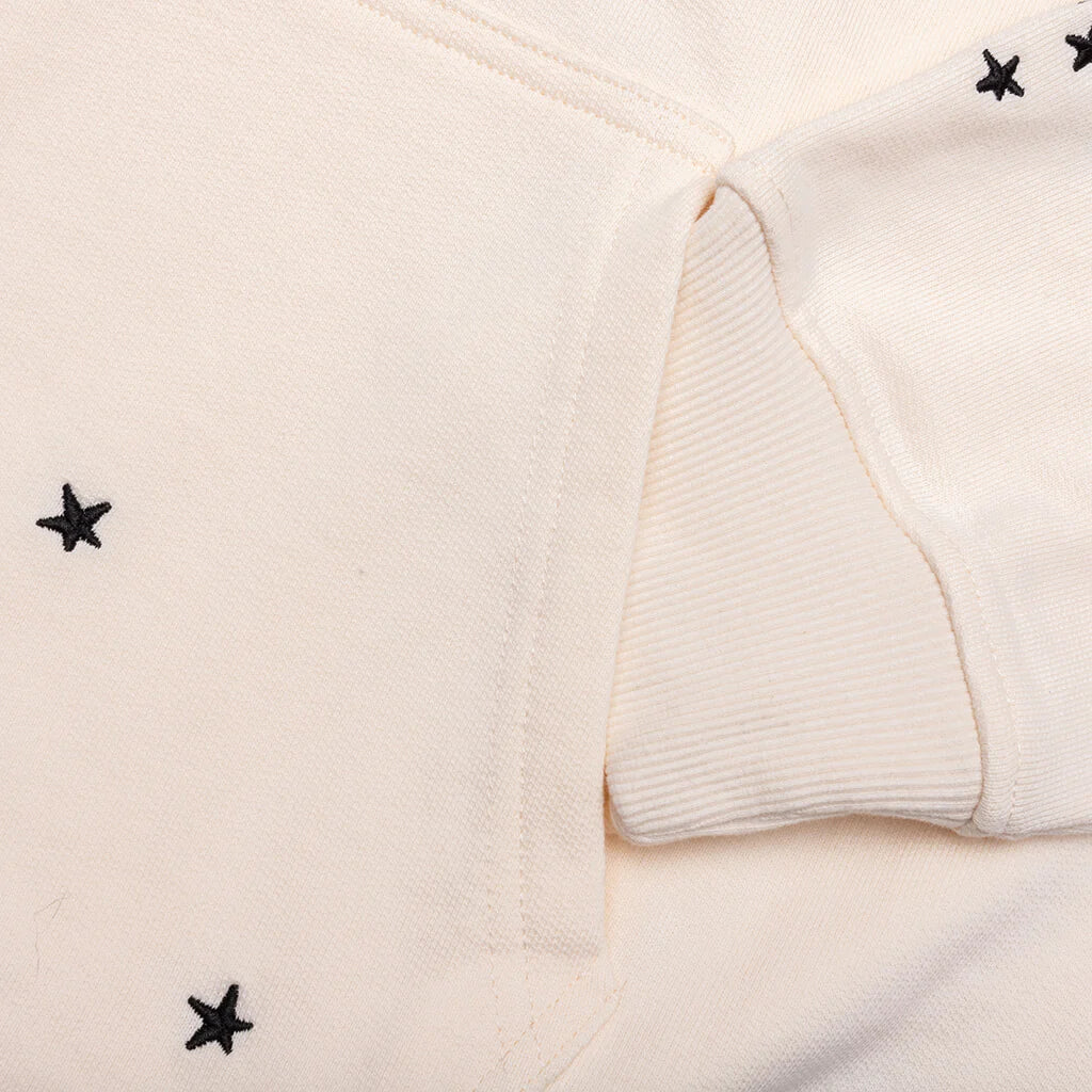 Galaxy Arc Zip Hoodie Unbleached Cotton