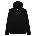 Metal Buckle Collar Hoodie Black