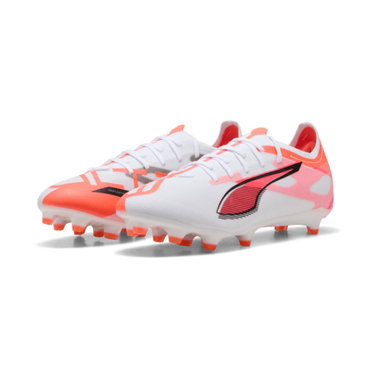 PUMA Ultra 5 Match FG AG Firm Multi Ground Soccer Cleats White