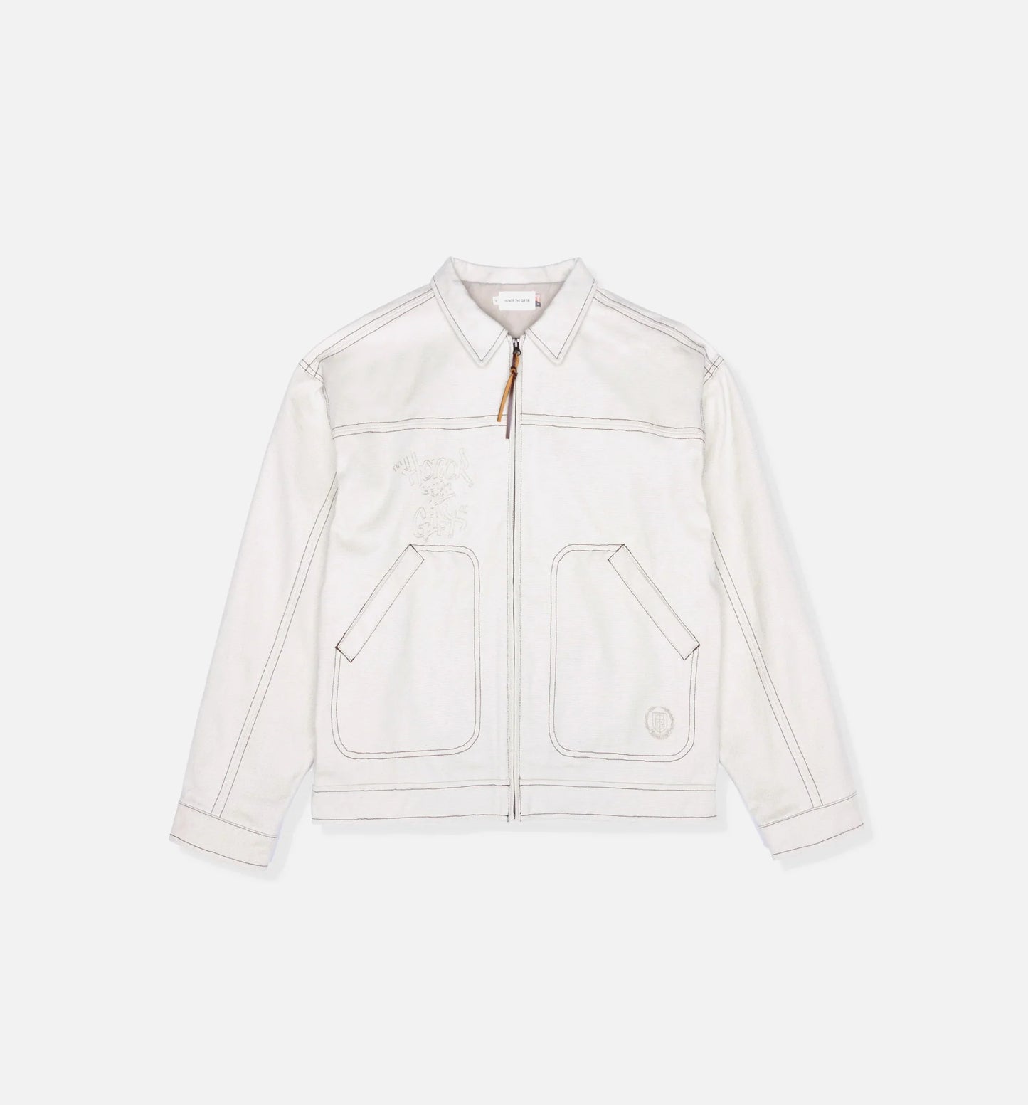 Script Carpenter Mens Jacket Bone