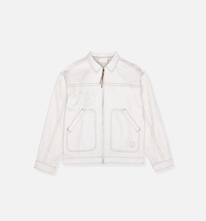 Script Carpenter Mens Jacket Bone