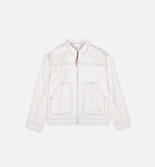 Script Carpenter Mens Jacket Bone
