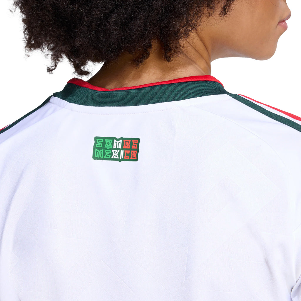 adidas Mexico Away Cropped Womens Soccer Jersey 2026 White