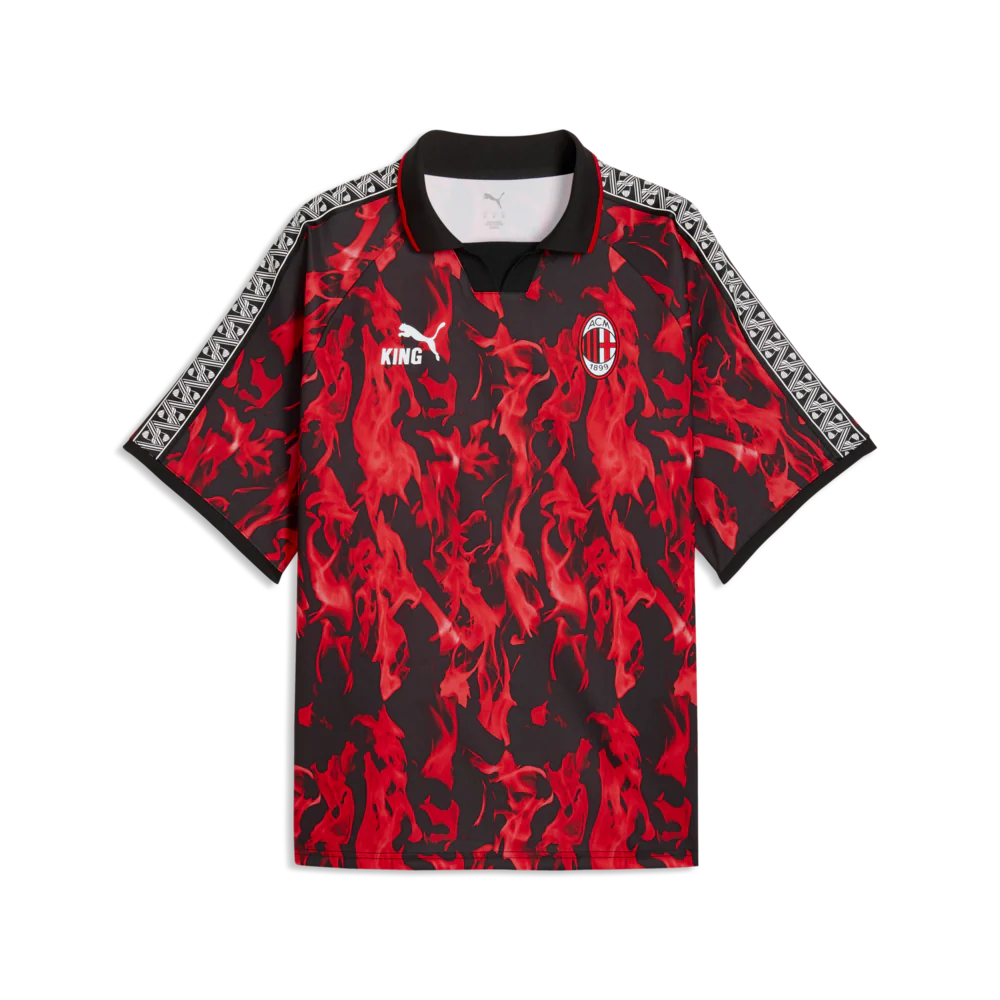 PUMA AC Milan King Retro Mens Soccer Jersey 2026 Red Black