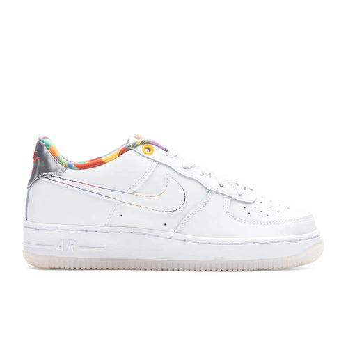 Air Force 1 LV8 GS White White Midnight Navy