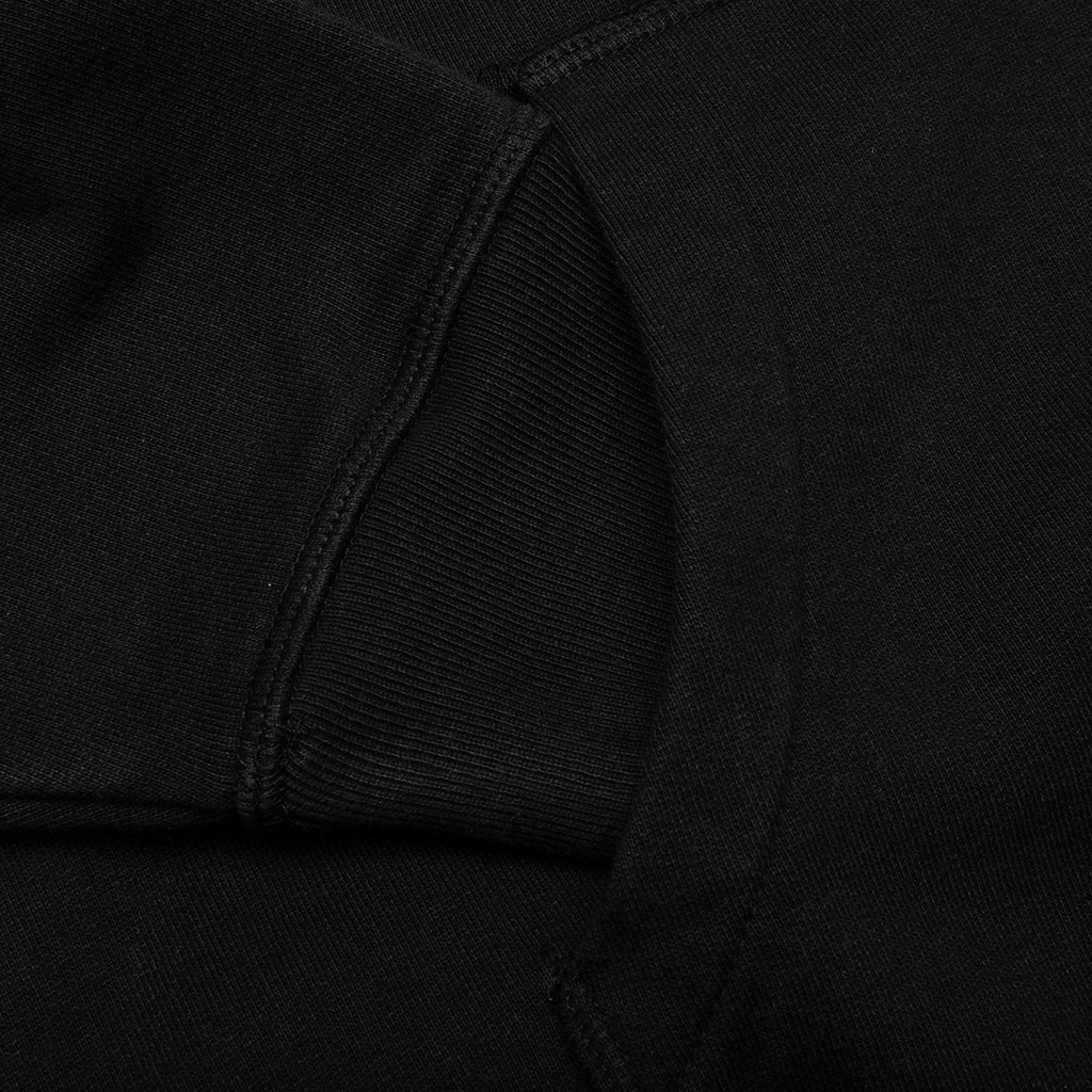 Zipped Pigeon Zip Hooded Sweatshirt Black