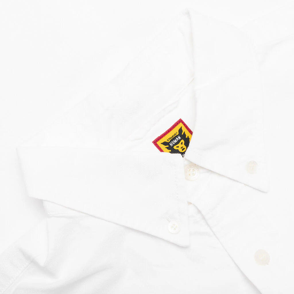 Oxford BD L S Shirt White