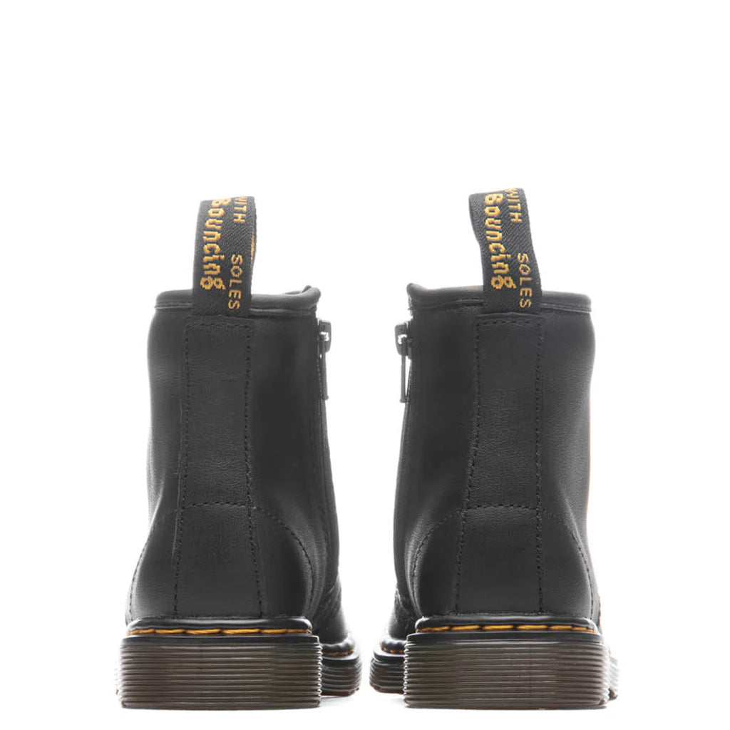 Toddler 1460 Softy T Leather Lace Up Boots Black