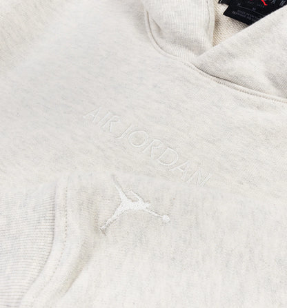 Wordmark Fleece Mens Hoodie Beige