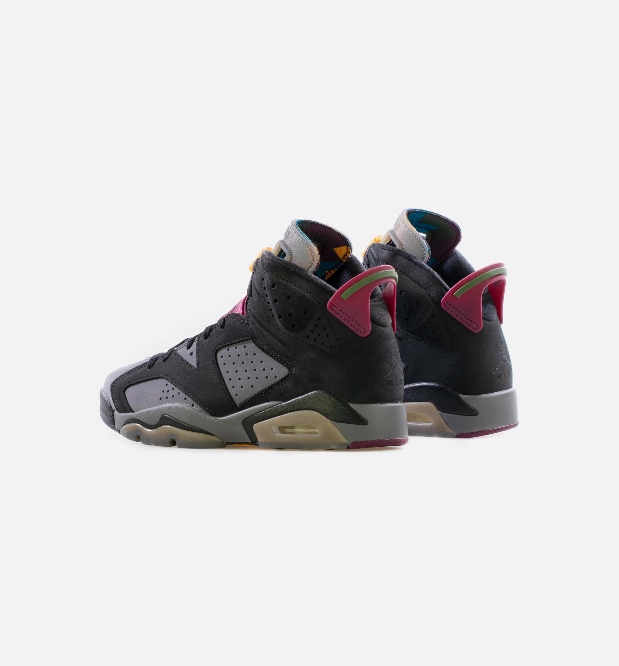Air Jordan 6 Retro Bordeaux Mens Lifestyle Shoe Black Light Graphite Dark Grey Bordeaux Limit One Per Customer