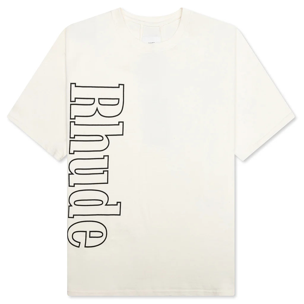 Side Logo Tee Vintage White