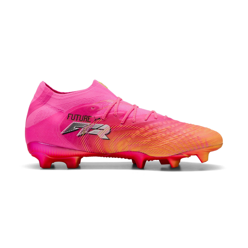 PUMA Future 9 Ultimate FG Firm Ground Mens Soccer Cleats Pink Aqua