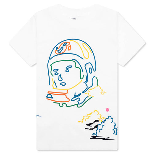 Kids BB Clouds S S Knit White
