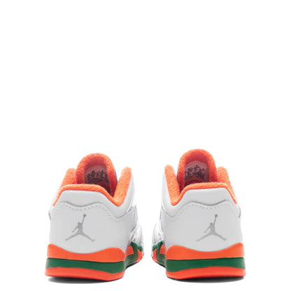 Air Jordan 5 Retro Low TD Football Grey Brilliant Orange Pine Green