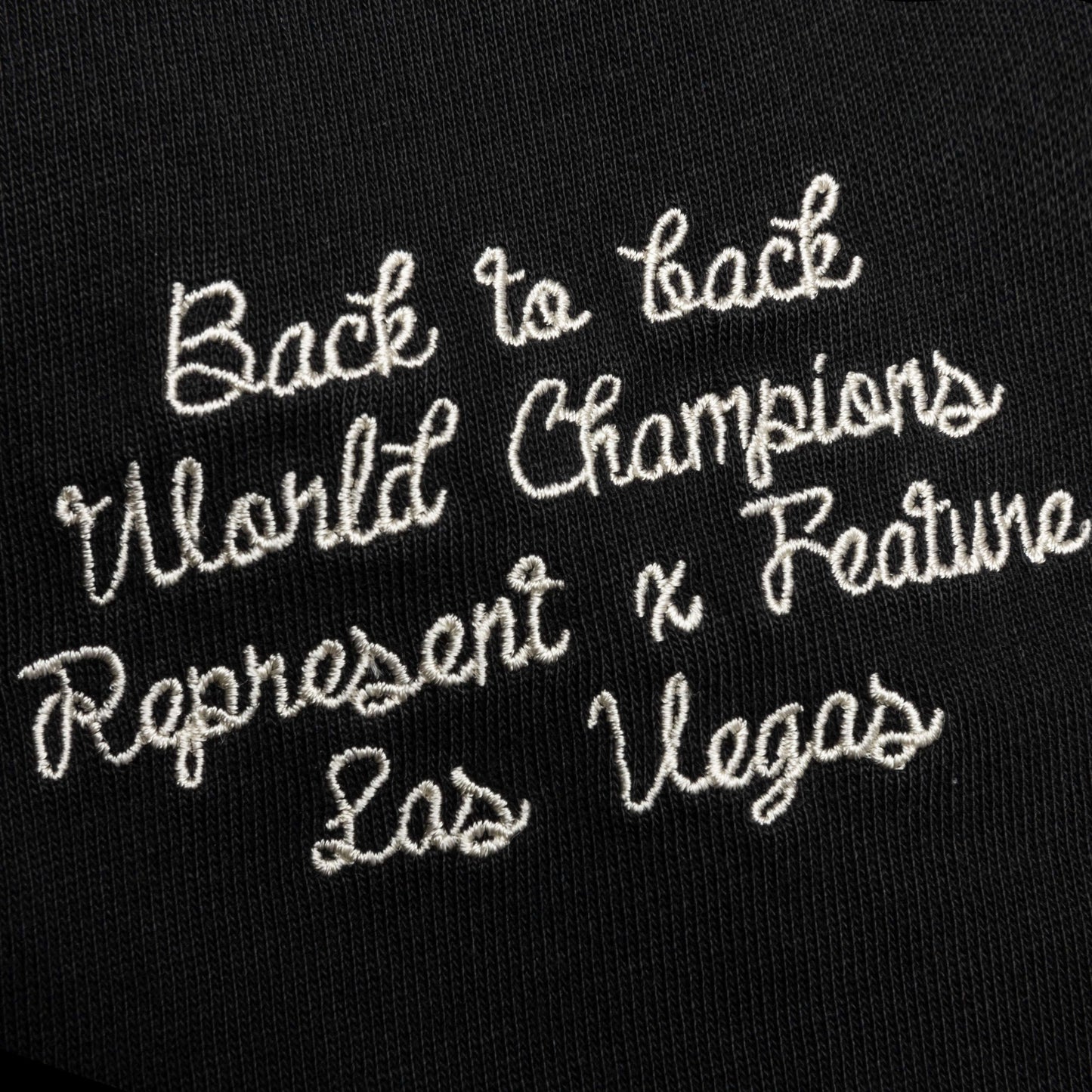 Feature x Represent Champions T Shirt Stained Black