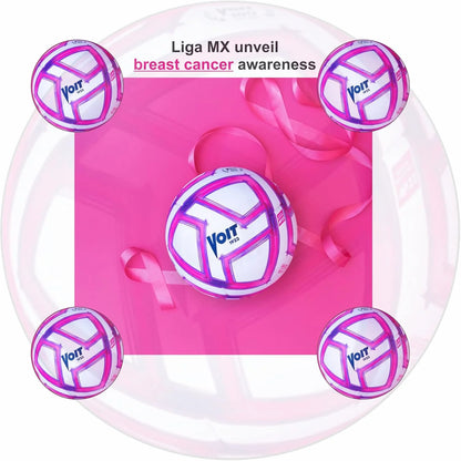 Voit Pro Officia FIFA Match Soccer Soccer Ball White Pink