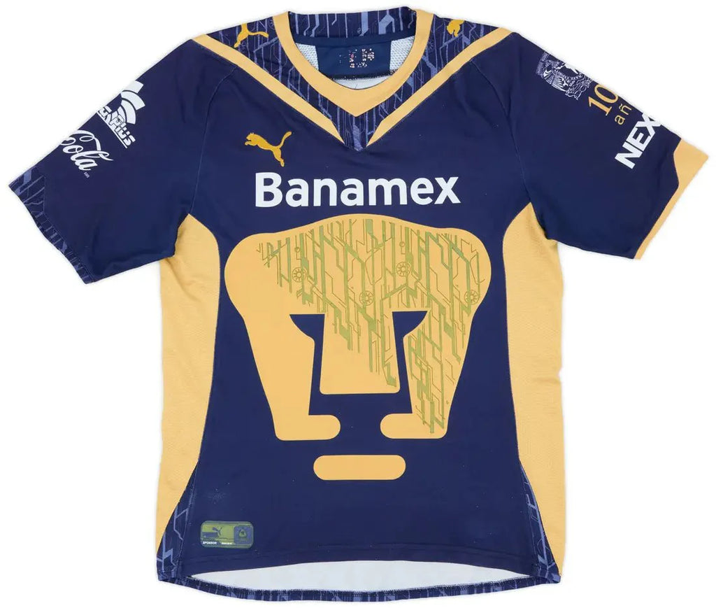 PUMA Pumas Away Jersey 2009 2010 Navy Gold