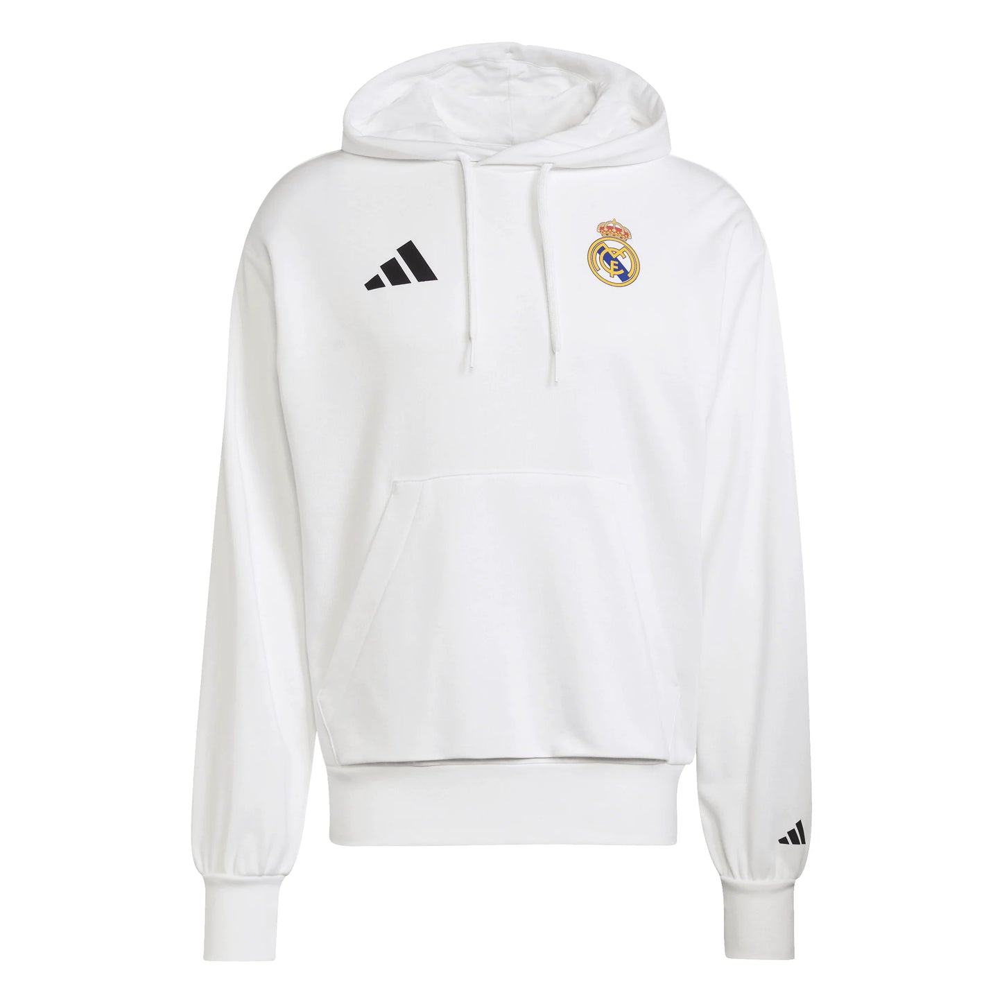 adidas Real Madrid Avengers Mens Soccer Hoodie White