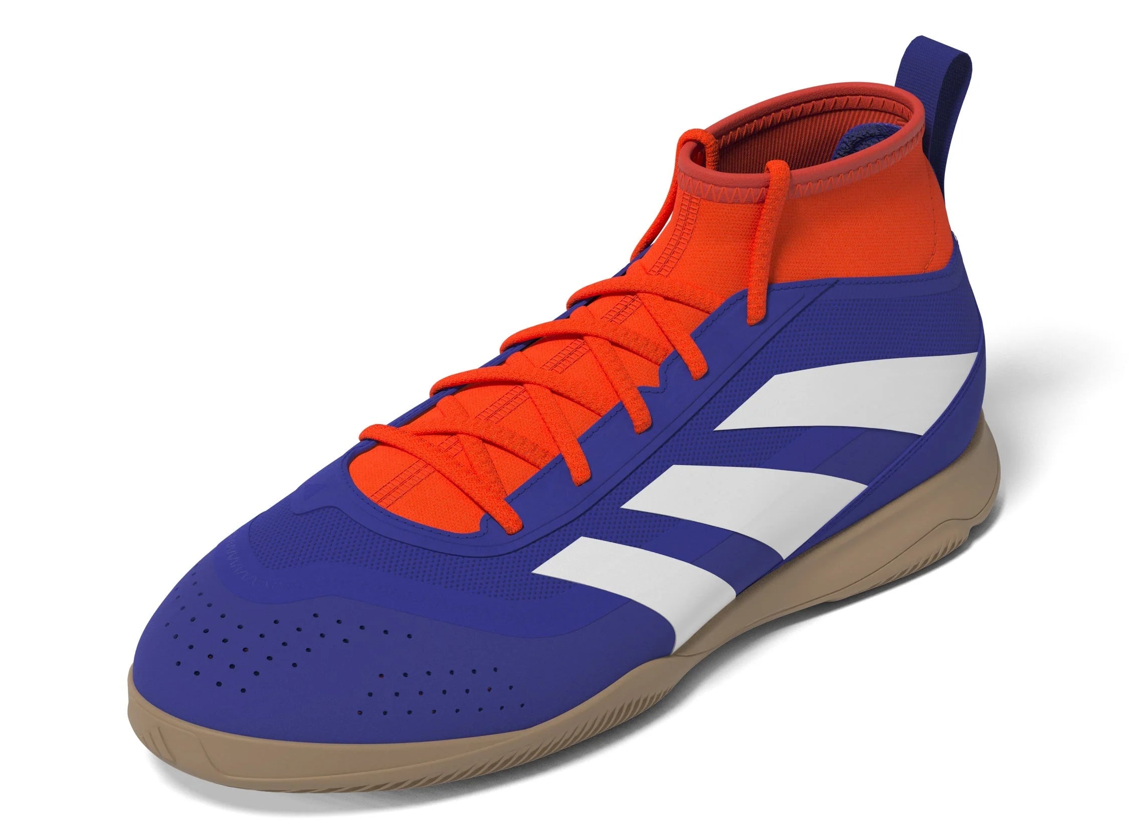 adidas Predator League IN Junior Indoor Soccer Shoes Lucid Blue White Solar Red