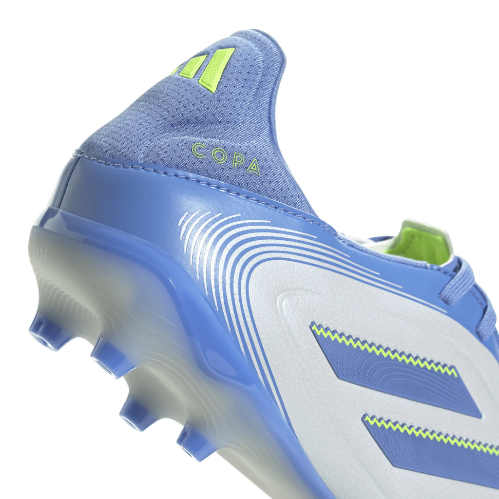 adidas Copa Pure 3 League Firm Multi Ground Soccer Cleats Halo Blue Blue Fusion Lucid Lemon