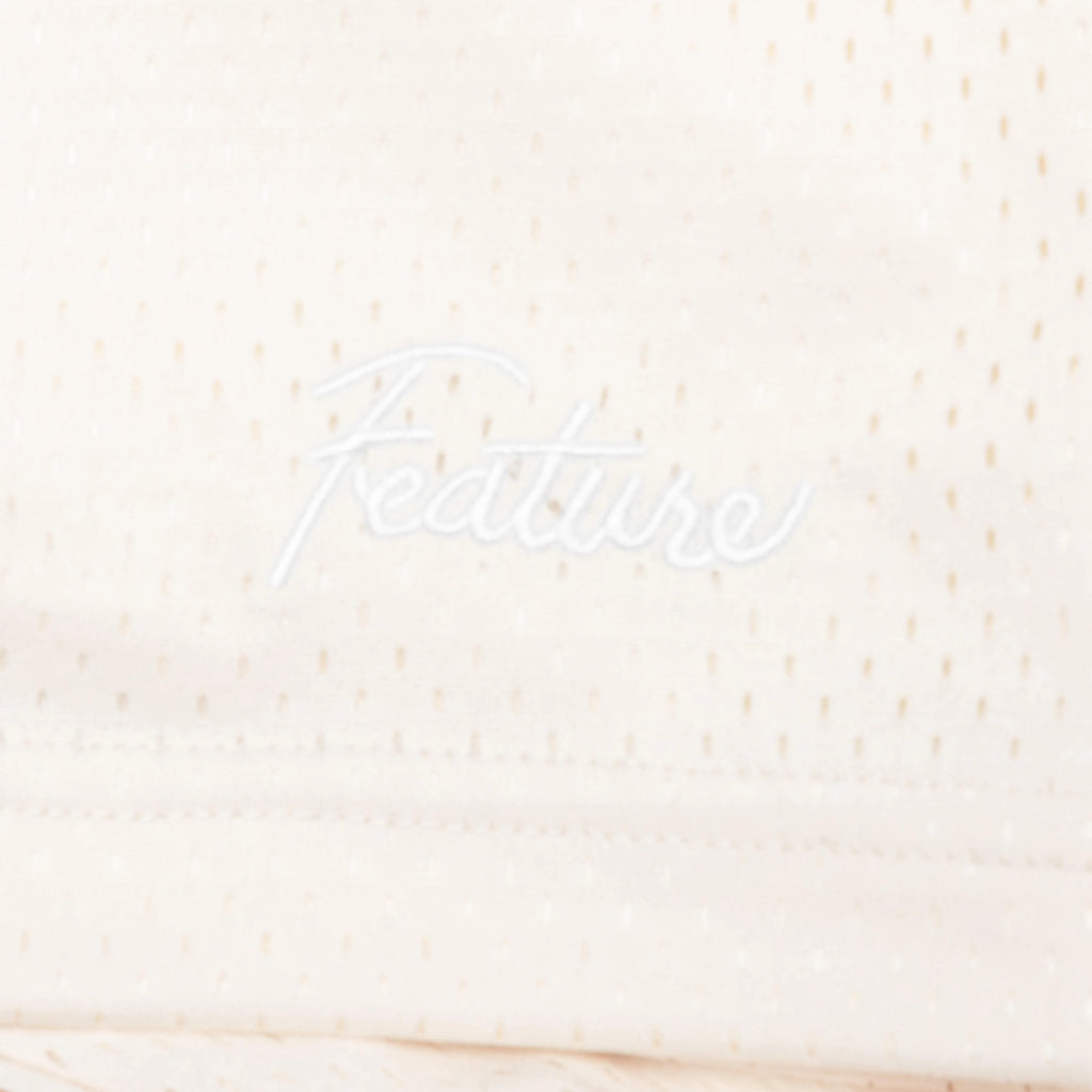 West Mesh Shorts Cream