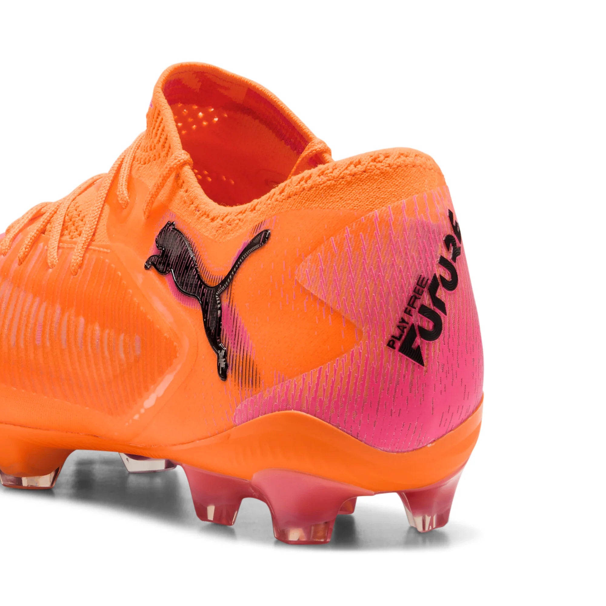 PUMA Future 8 Ultimate Low FG Mens Soccer Cleats Orange Black
