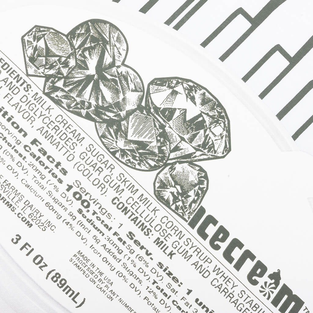 Diamond S S Tee White