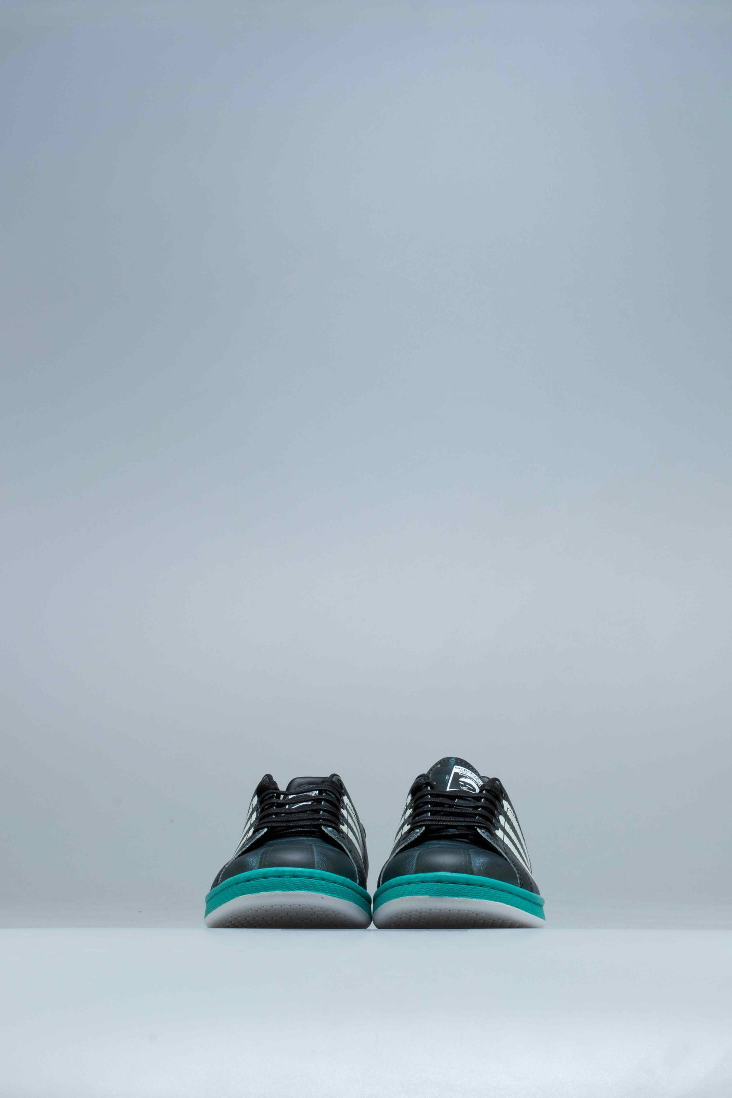 Raf Simons Samba Stan Mens Shoes Core Black Cloud White Bright Blue