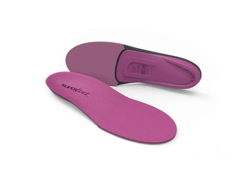 Superfeet Womens High Impact Support Insoles Berry
