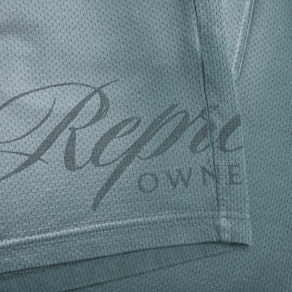 Owner Club Script Mesh Shorts Vintage Green