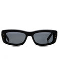 Ray Ban x AAP Rocky Kiliane Puffer Black Frame Dark Grey Lens